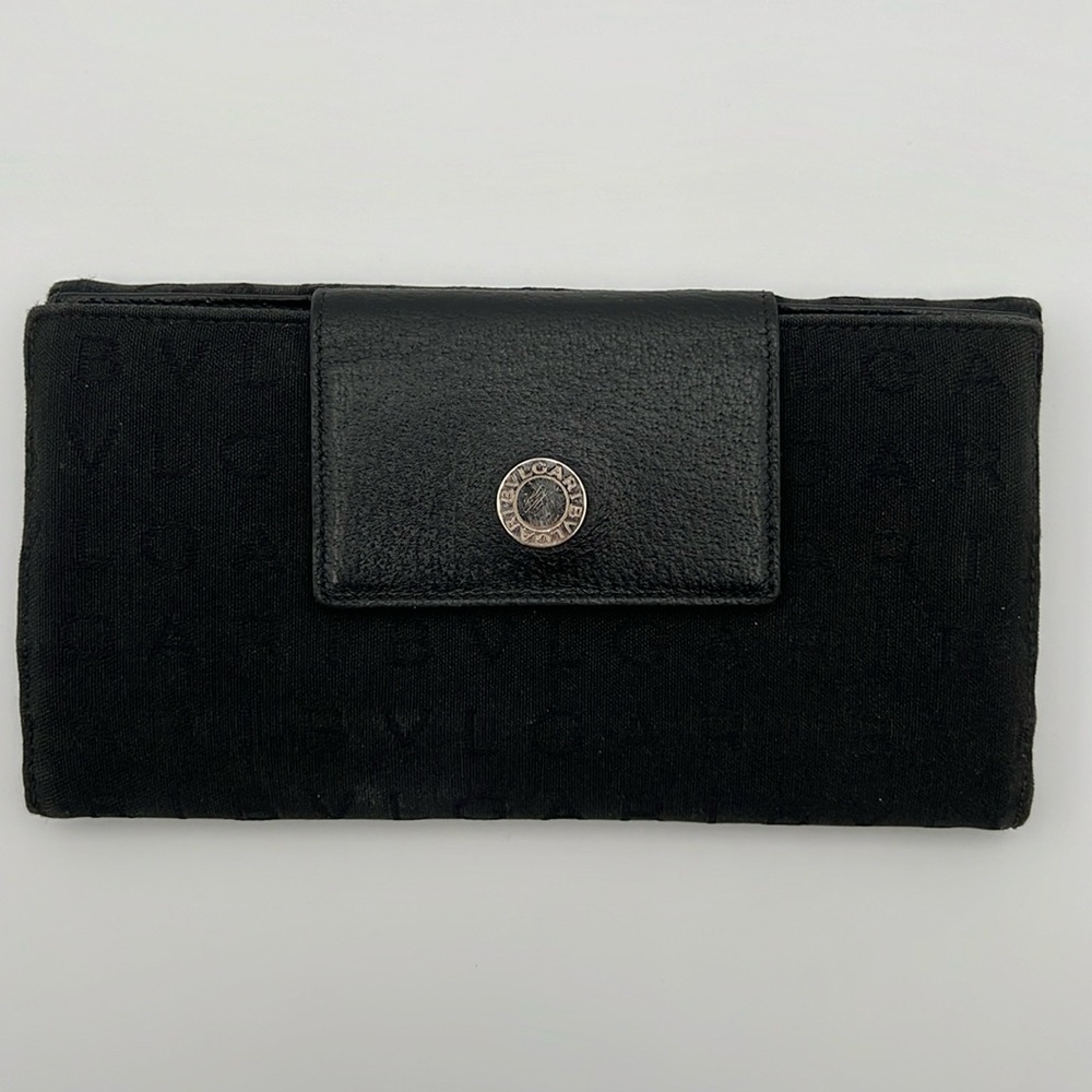 BVLGARI Black Logo Mania Long Wallet